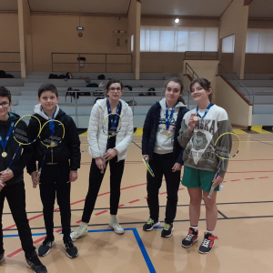 champions badminton départemental